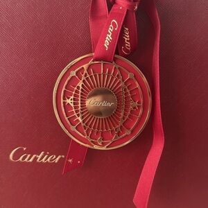 Authentic Cartier Limited Edition 2024 Ornament and Shopping Bag